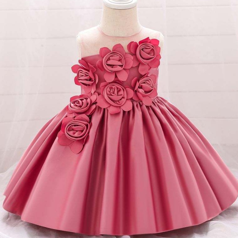 2020 0-2 години стари деца Frocks Designs Girls Party рокли за момичета L5068XZ