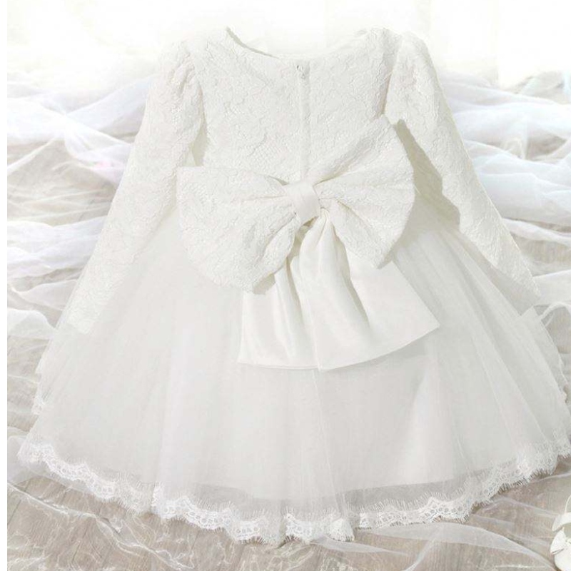 Baige New Stock Baptism Kids Party Ress Flower Girl Princess Party Party Лятна рокля BBTZ002