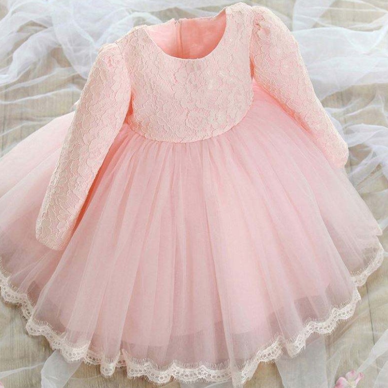 Baige New Stock Baptism Kids Party Ress Flower Girl Princess Party Party Лятна рокля BBTZ002