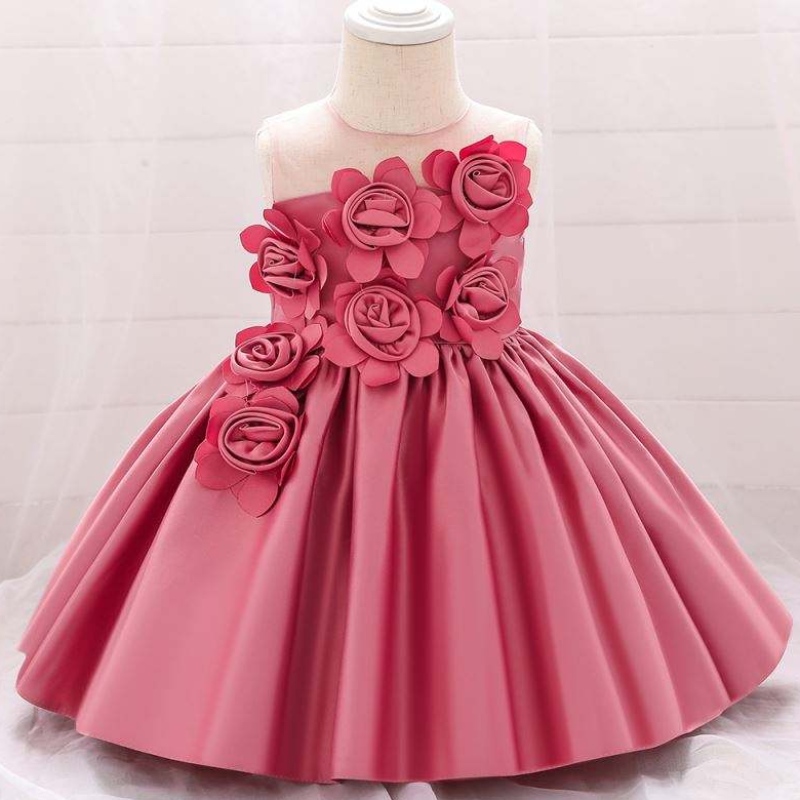 Baige 0-10Years Wholesale Baby Frock Designs Нов стил Деца парти рокля L5068XZ