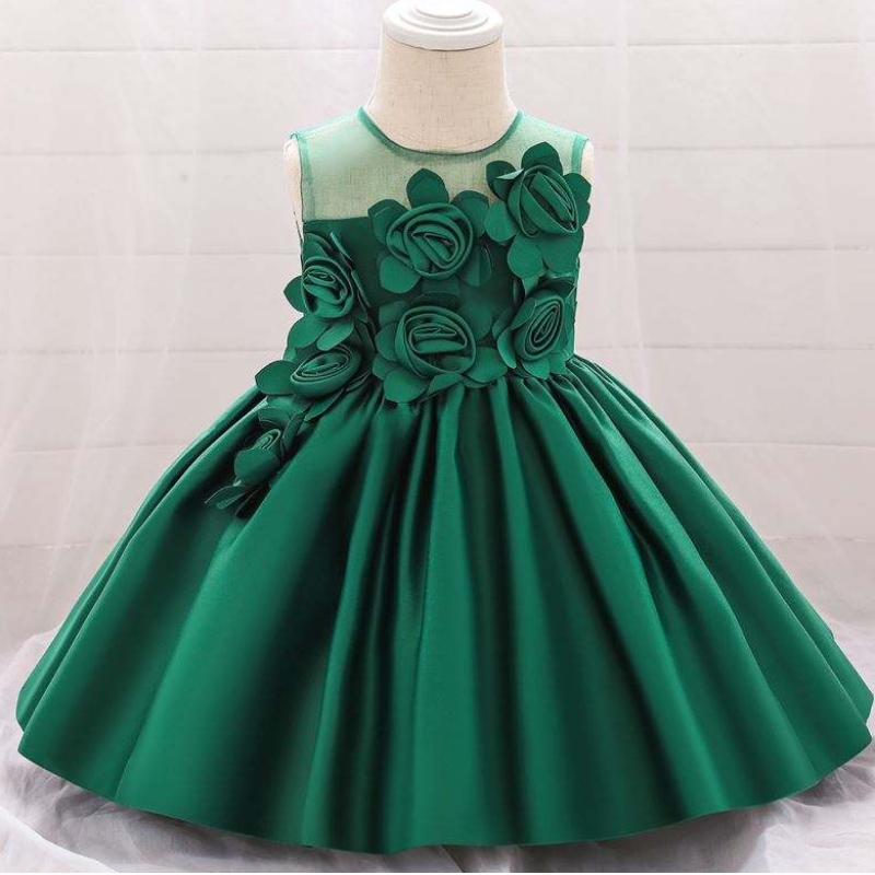 Baige 0-10Years Wholesale Baby Frock Designs Нов стил Деца парти рокля L5068XZ