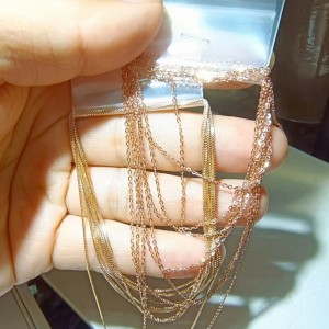 18k/14k/10k/9k diy златна колие, готово за изпращане