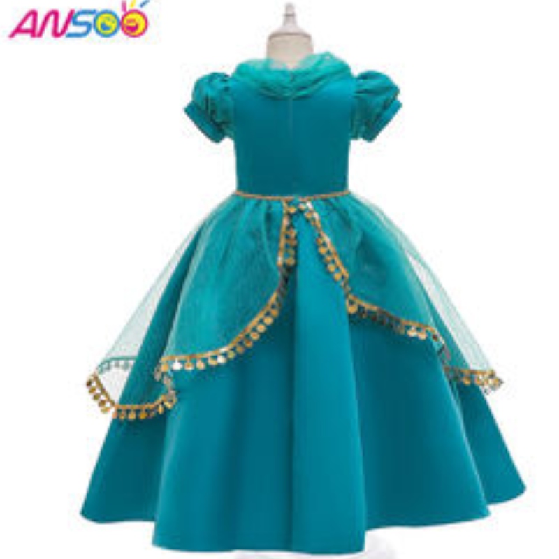 Ansoo Fancy Kids Ress New Arrival Lace Performance Girl Star Модели прекрасни бебета деца първи рожден ден персийска принцеса рокля