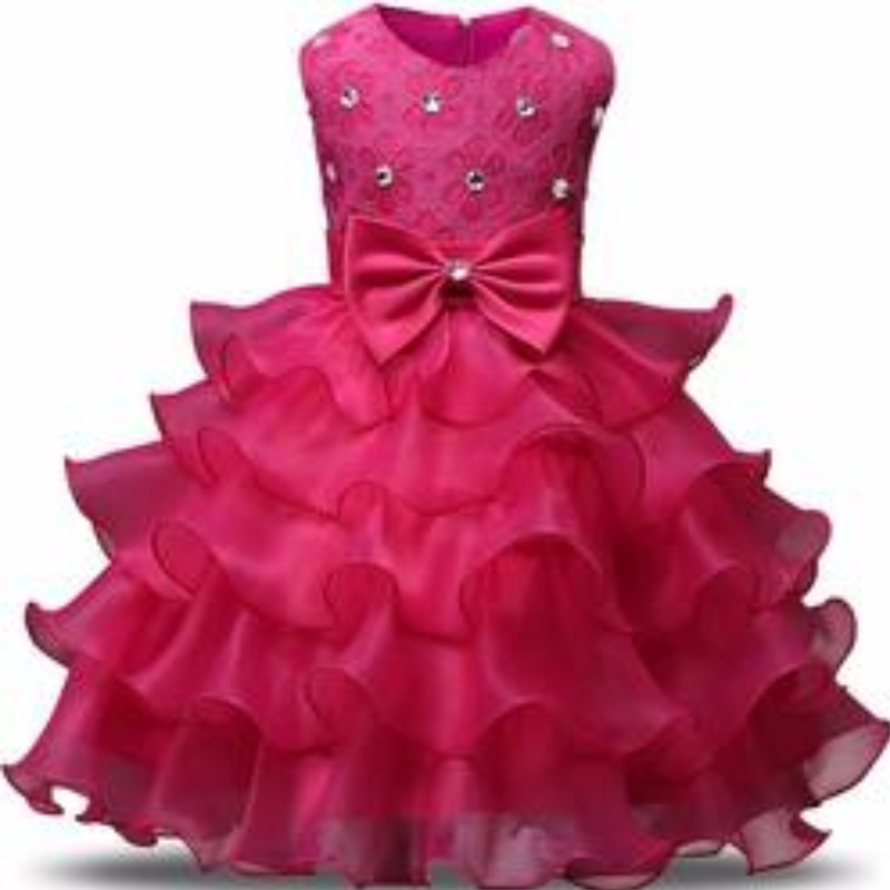 Бебешки рокли момичета деца коледни парти рокли за деца първи Xmas Girl Girl Clothes Leevelecs Clothing