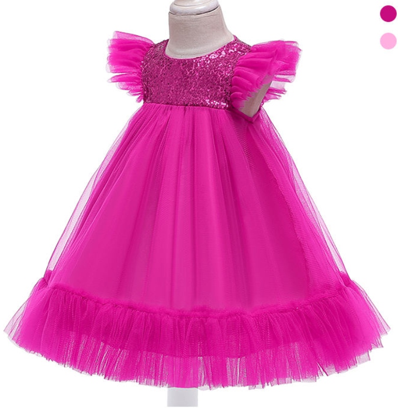 Ansoo Pink Tutu Flower Girls \\ 'Parts Party Princess Baby Girl Сватбена рокля 2-10 за парти сватбени момичета деца