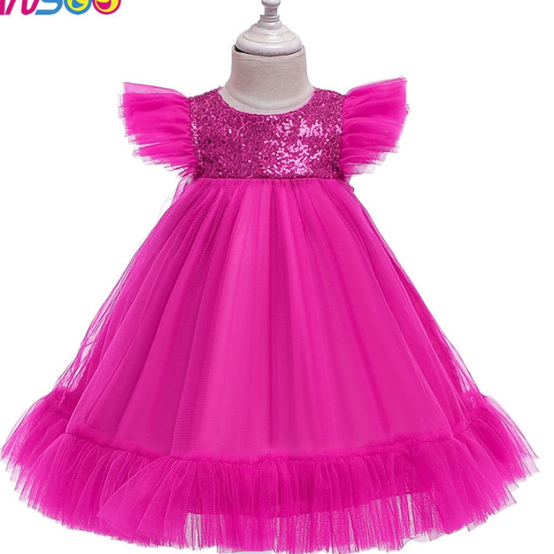 Ansoo Pink Tutu Flower Girls \\ 'Parts Party Princess Baby Girl Сватбена рокля 2-10 за парти сватбени момичета деца