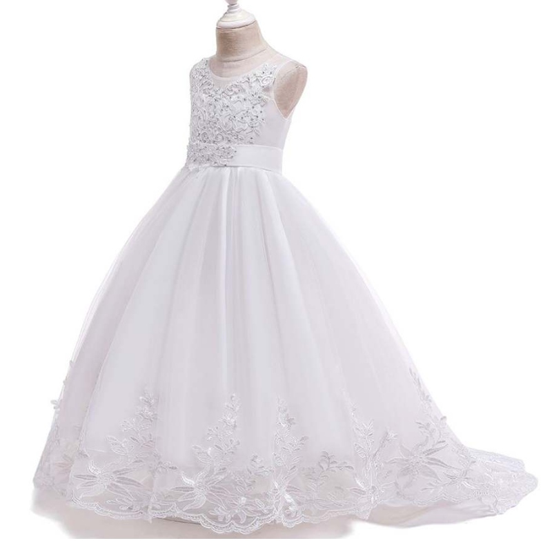 Baigenew Design Premium Flower Girl рокли модели бебе момичета сватбени партита облекло за деца