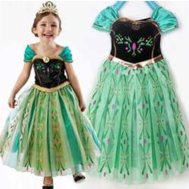 Baige TV&movie Elsa Anna Girl Party Performance Ressions Halloween Cosplay рокли костюми