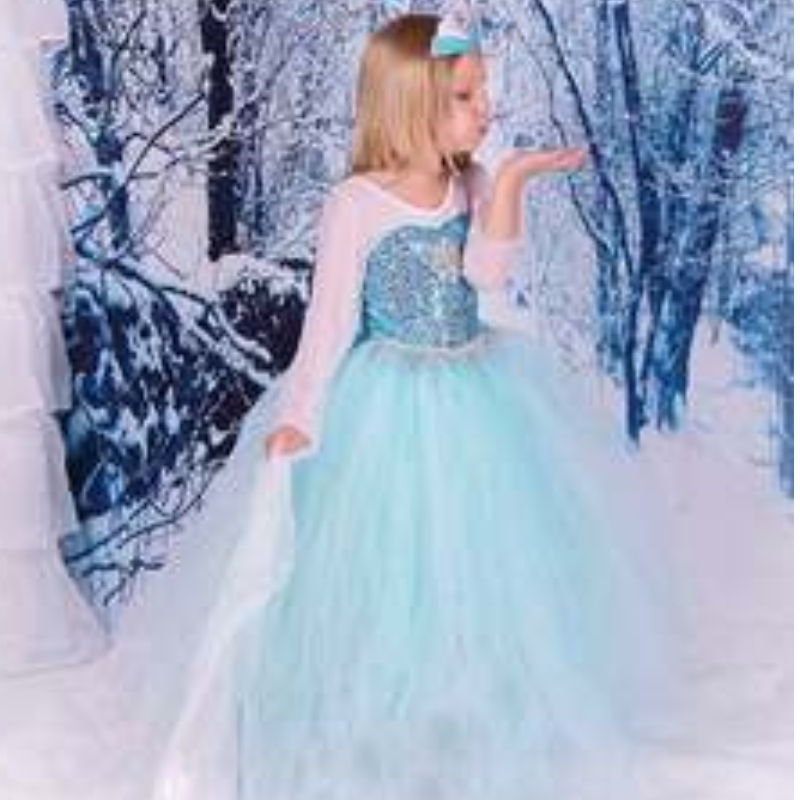 Baige TV&movie Elsa Anna Girl Party Performance Ressions Halloween Cosplay рокли костюми