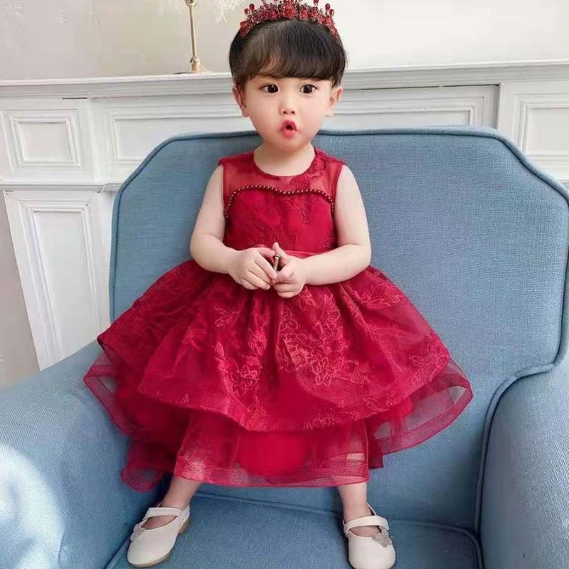 Baige Summer Innet Newbory Baby Girl Design Design Rishing Borthy Wedding Paint Tailing Dress T1939XZ