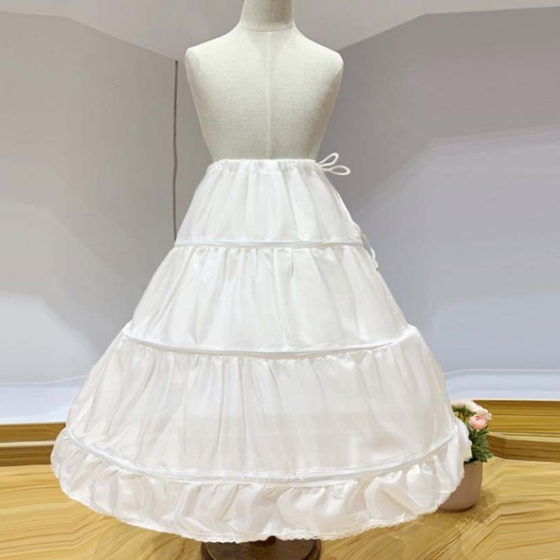 Baige Fashion Crinoline Nauticoat Пола за момичета Топка рокля за рокля за сватбена рокля