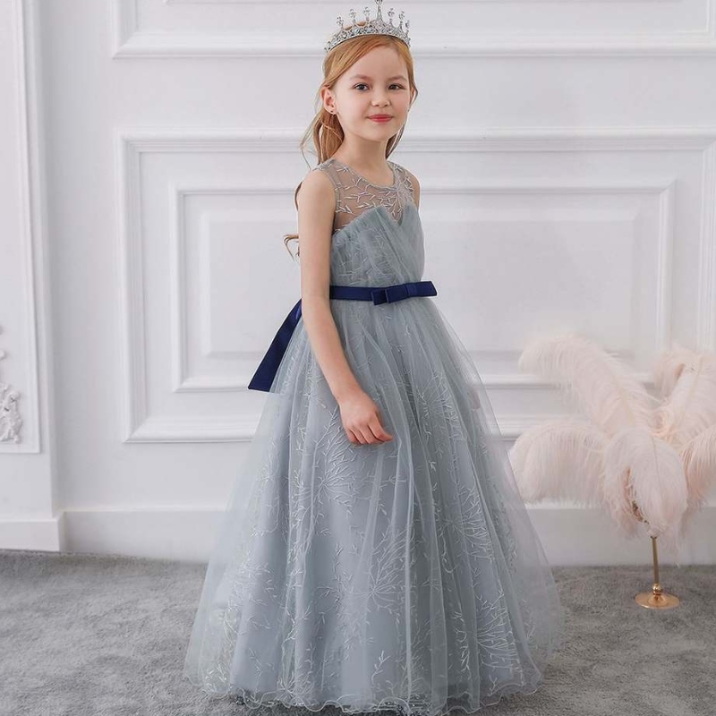 Baige Baby Frock Design Pictures Сватбена рокля с топка рокля за деца рожден ден парти деца рокля