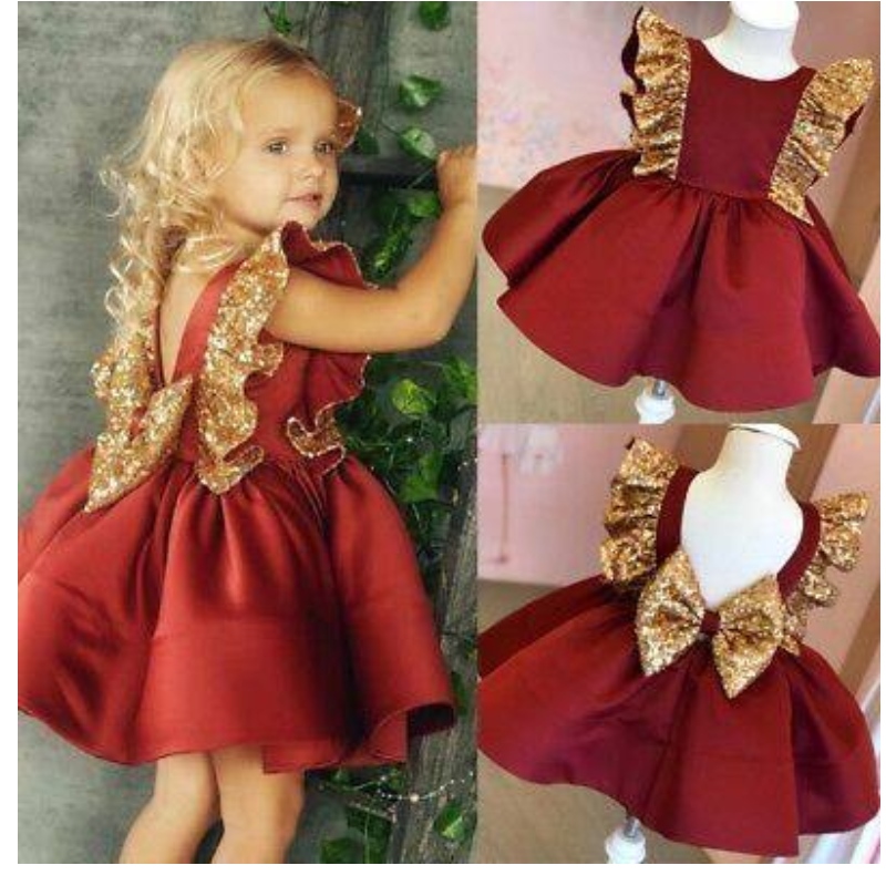 Baige Lovely Kids Dress Ratments 2020 New Design Girls Wedding Frock Party Party рокля L1968XZ