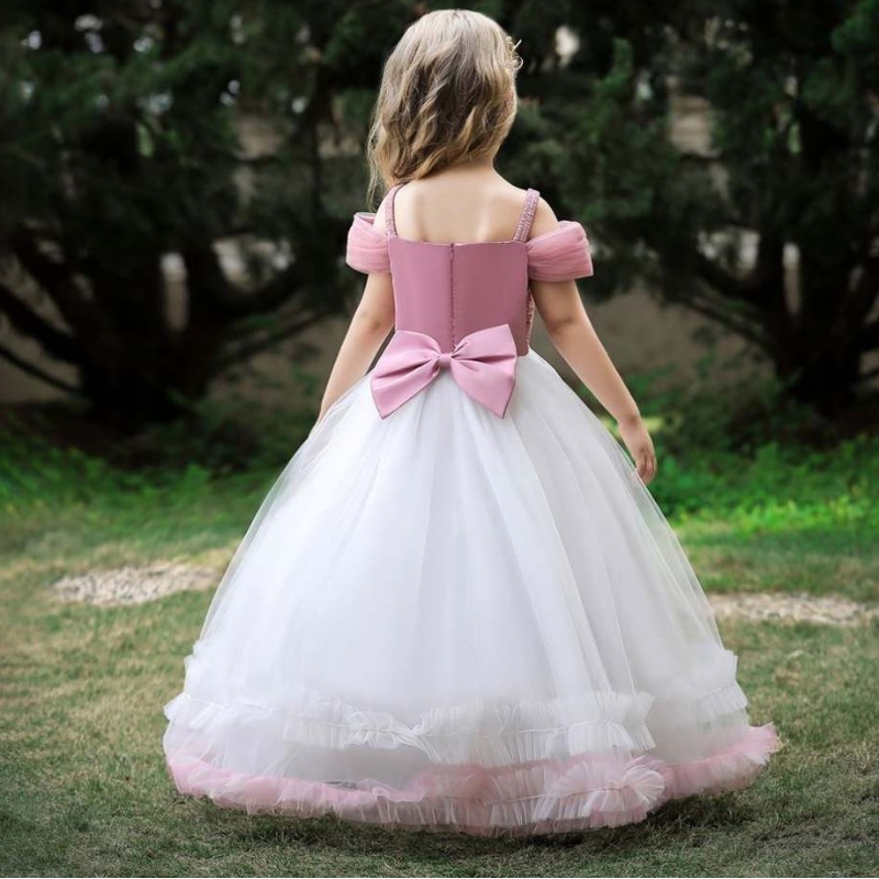 Baige New Arrival Princess Children Party рокля розова рокля за рожден ден за момичета на 12 години