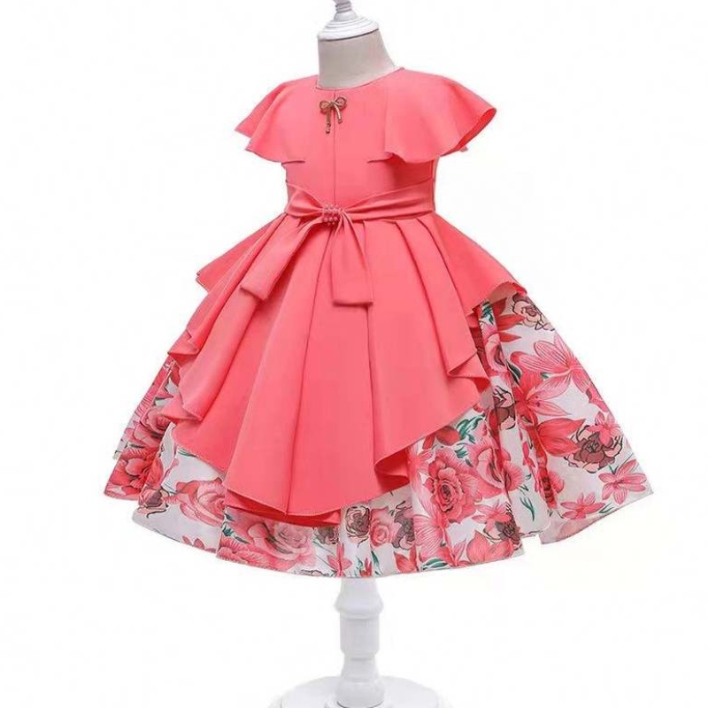 Baige Special Sale Little Girl Dress Baby Girl Ressions Leevelecess мека опростеност Desgin Frocks памучно бельо