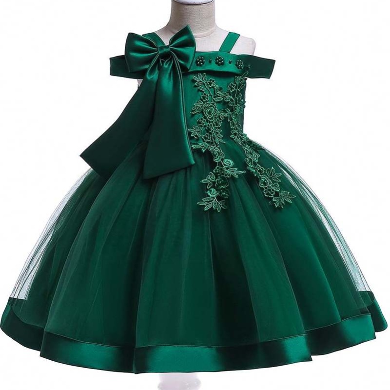 Baige New Frock Kids Party рокля новородено цветно момиче пълна луна рокля рокли L5081xz