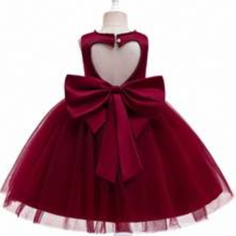 Baige New Fashion 6YEARS OLD ELEGANT FLOWER GIRL PAUNT RESC V-NECT BACK RISHING ROCKES L5273