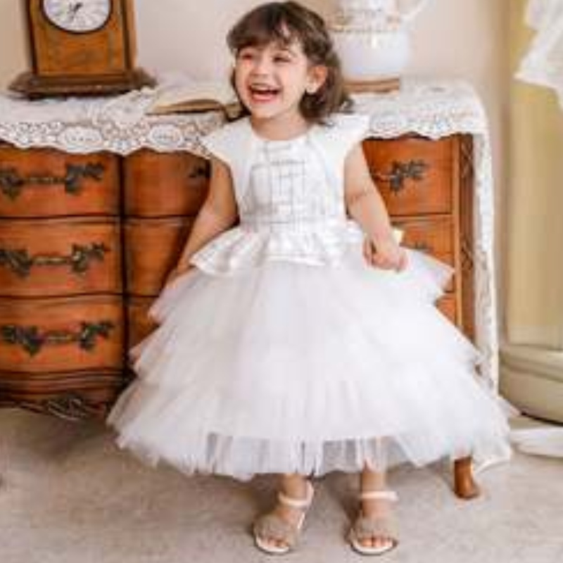 Baige Wholesale Princess Pleagin Pequin Ress Girls \\ 'Party Birthday Уникален костюм фантастични бебешки рокли