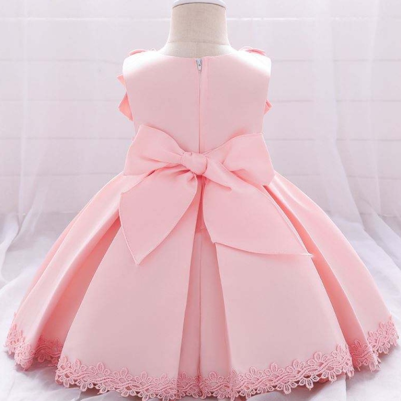 Baige New Style Princess Flower Girl Girl Rown Деца сватбена рокля L1976XZ