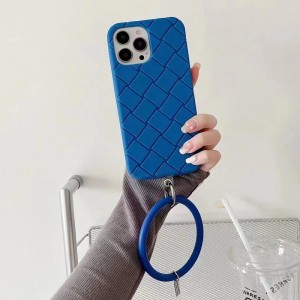 Подходящ за калъф на Apple iPhone 14Max, триизмерна карирана гривна Пълен пакет за пакет, калъф за доказателство за пакет, калъф за TPU