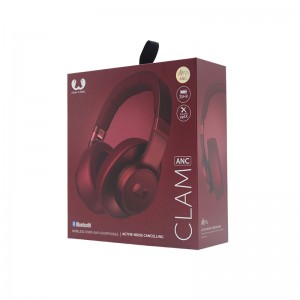 Слушалки за опаковане на слушалки Двойна медна хартия Ламинирана сива дъска магнитна кутия с твърда хартия