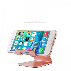 Скобата за мобилни телефони може да отпечата корпоративно лого подарък метал мързелив таблет за мобилен телефон Universal Bracket