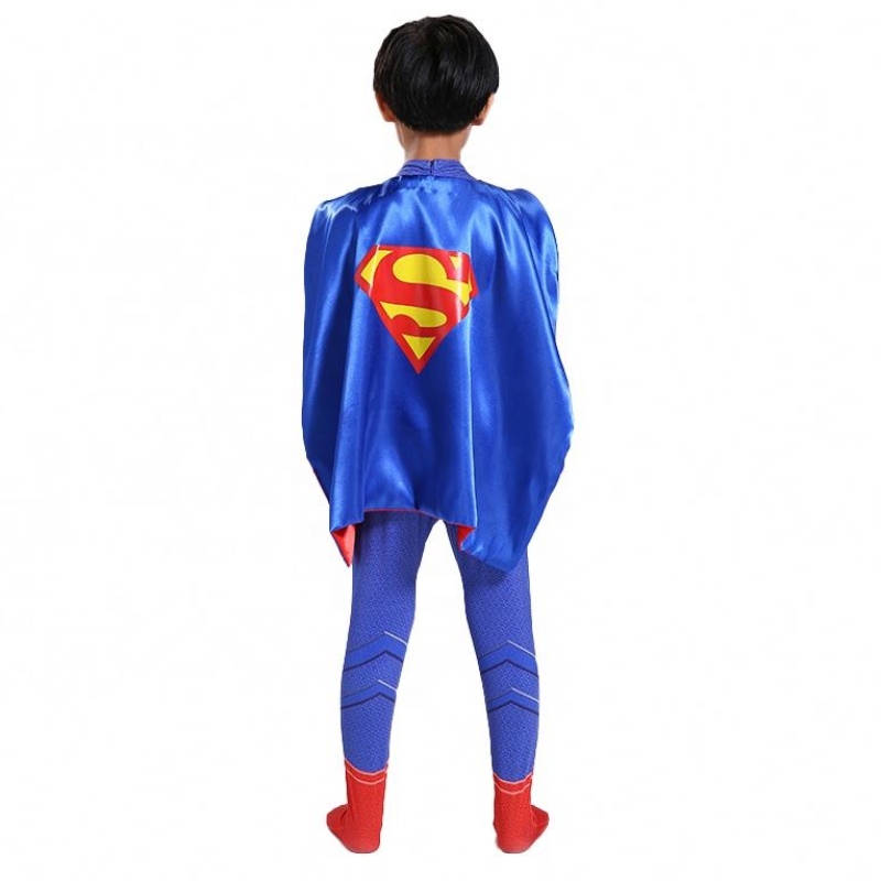 Marvel DC Superhero TV&movie Blue&red Comic Figures Fancy Cosplay Bodysuit Toights Anime Super Man Костюми с наметало