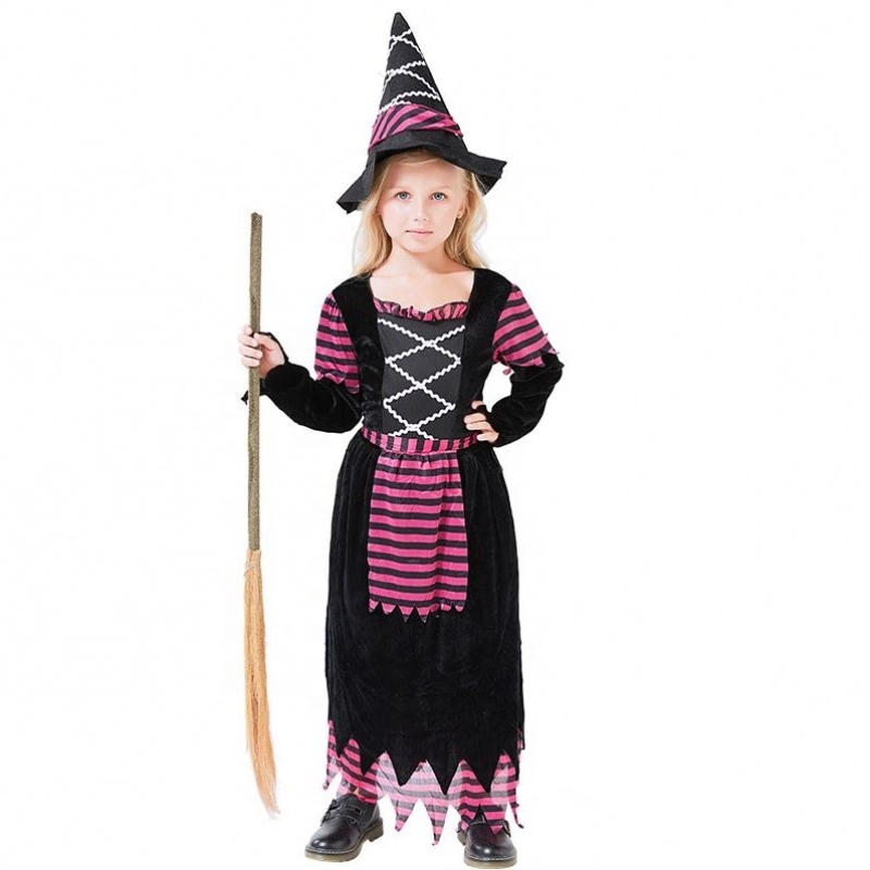 Горещи нови фабрики Direct Kids Halloween Cosplay Costumes Children's Cosplay Little Witch Costumes