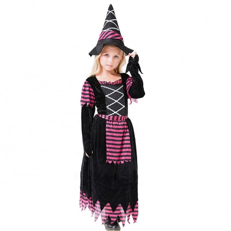 Горещи нови фабрики Direct Kids Halloween Cosplay Costumes Children's Cosplay Little Witch Costumes