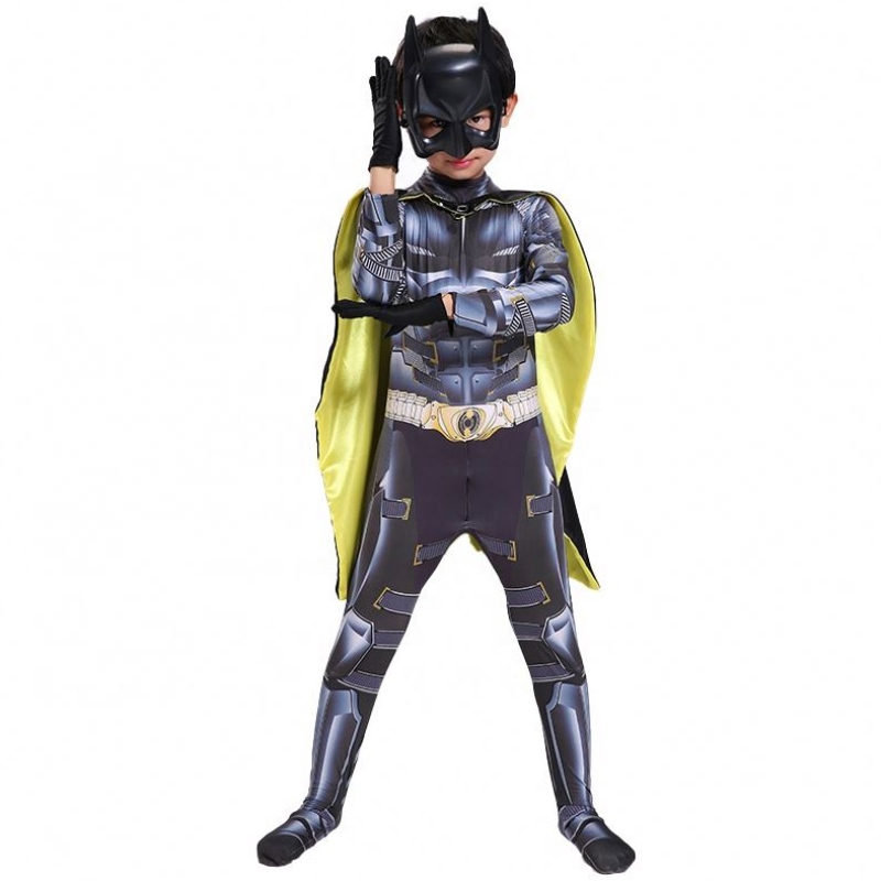 Телевизия&movie супергерой екшън фигура Хелоуин парти Jumpsuit Bat Performance Man Wear for Kids Male