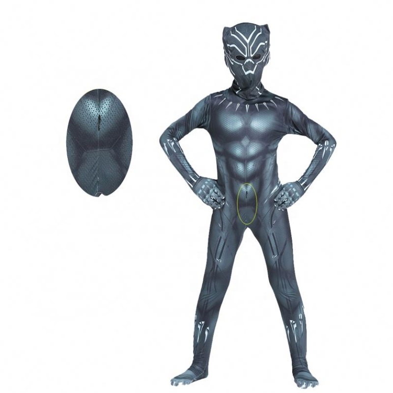 Hot Marvel Africa Halloween Wakanda Forever Zentai Suit for Kids&adults Фантастична черна пантера Четири костюми