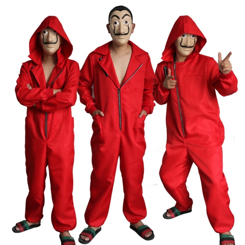 Салвадор Дали филмов костюм пари Хист Домът на хартия La Casa de Papel Cosplay Halloween Party Costumes