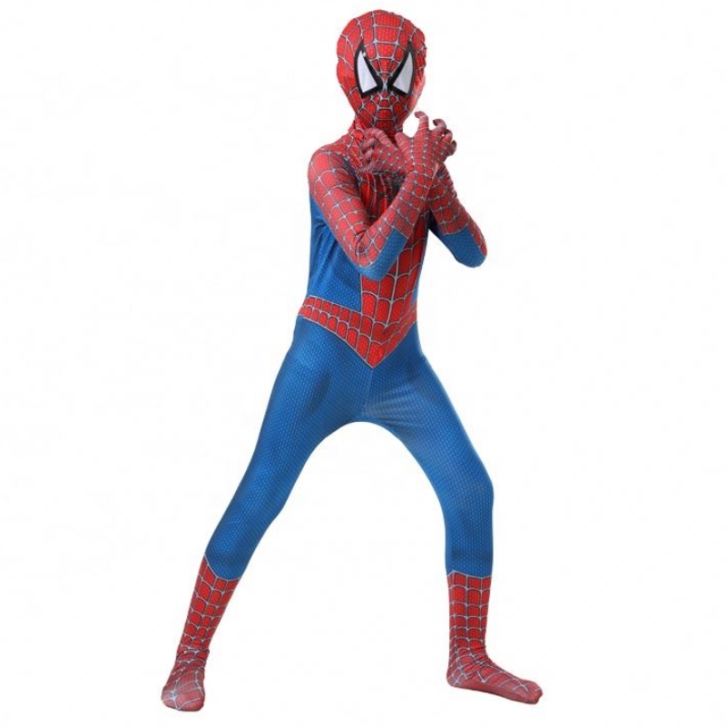 Изработен в China Factory Classic Popular Blue&red Avenger Suit TV&Movie Супергерой Комплекти аниме Хелоуин дрехи Спайдърмен