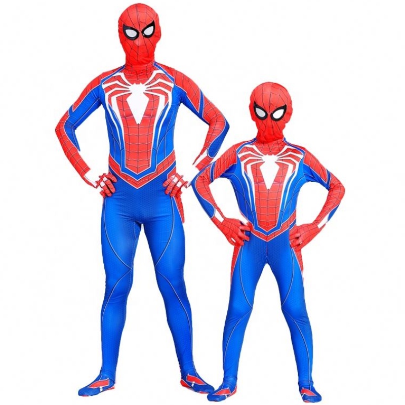 Най -добра цена Black&red Jumpsuit Kids&adults TV&Movie Superhero Halloween Cosplay Factory Supply Amazing Spiderman Costumes