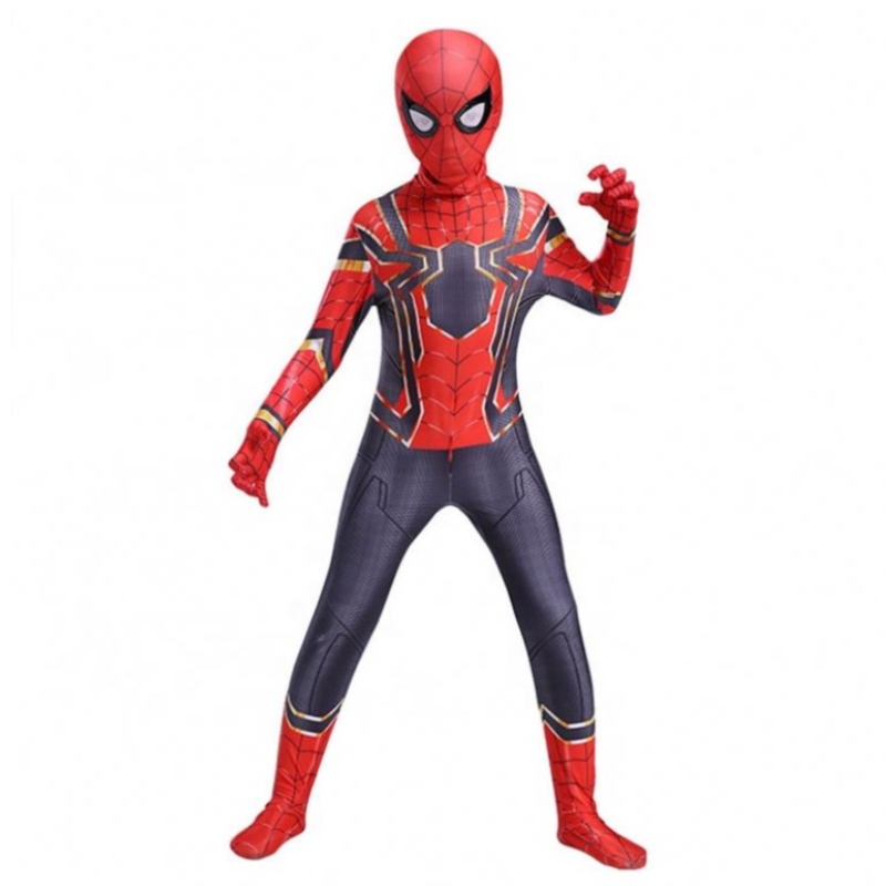 Red Spiderman Jumpsuit Cosplay костюм за деца комплекти за дрехи паяк