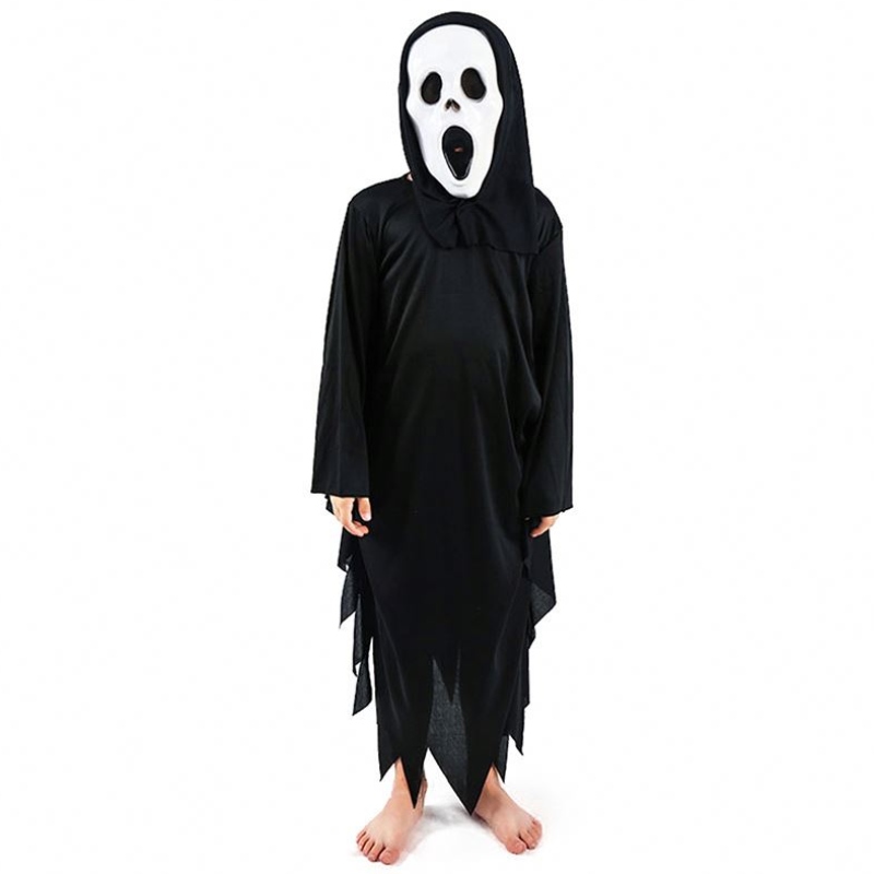 Хелоуин страшен косплей костюм момчета страховита фантомна рокля до призрачен костюм Хелоуин HCVM-003