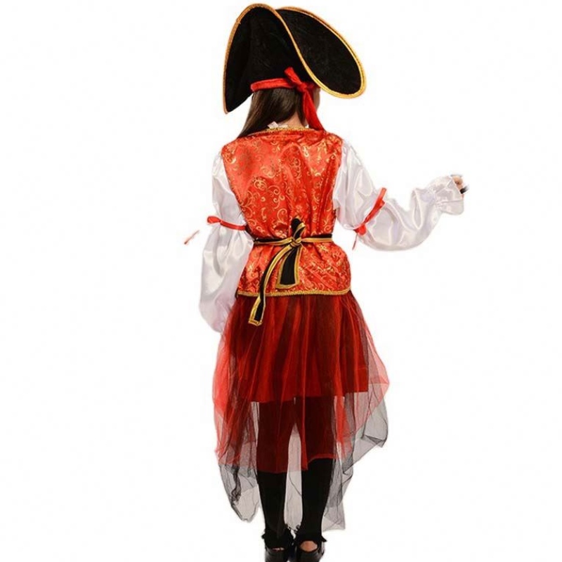 2022 Girl Kid Role Play Ress Up Set Pirates of the Caribbean Costume HCVM-006