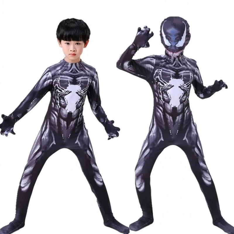 Нови отрови костюм детски костюм Jumpsuit Boys Symbiote Spiderman Costumes Superheros Косплей Хелоуин костюми за възрастни