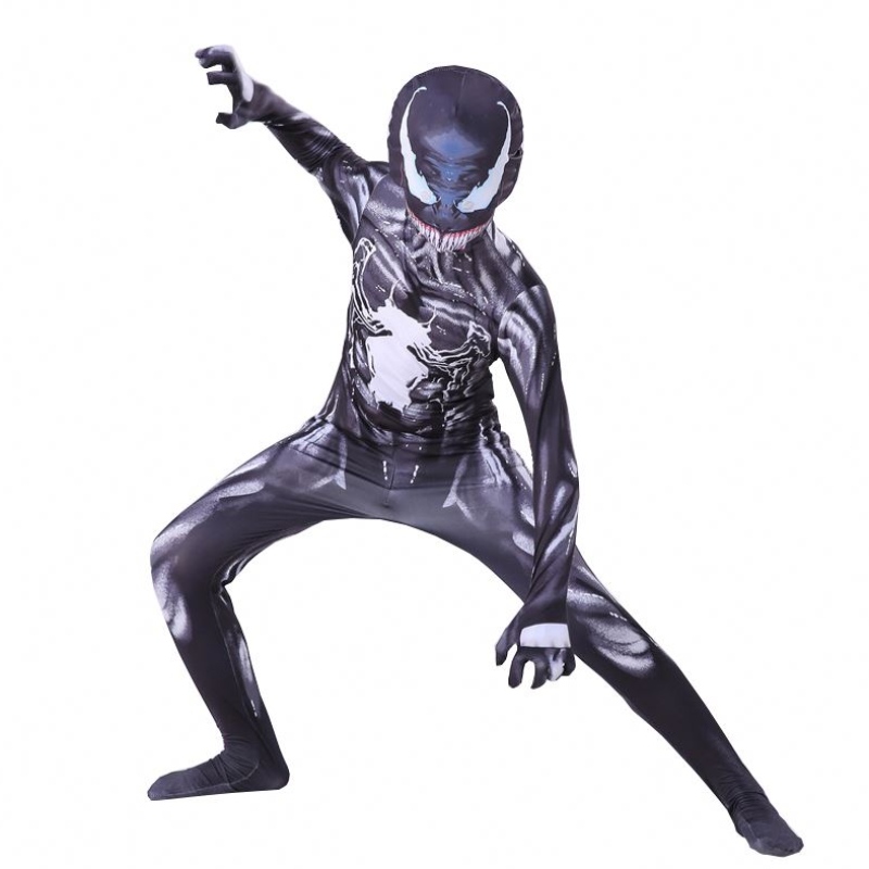 Нови отрови костюм детски костюм Jumpsuit Boys Symbiote Spiderman Costumes Superheros Косплей Хелоуин костюми за възрастни