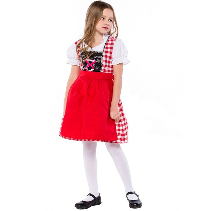 S-XL Child Germany Beer Festival Waiter Cosplay Costumes Boys and Girls Oktoberfest Costumes Kids Role Play Uniform