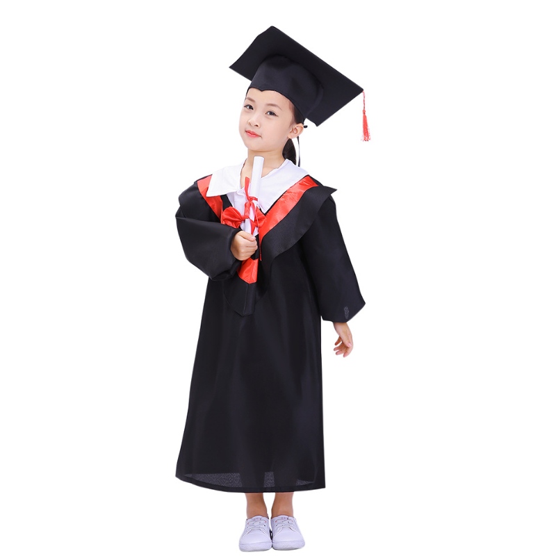 Детски костюм за завършване на детска градина ергенска рокля „Докторска рокля от клас рокля“ рокля от клас за изпълнение