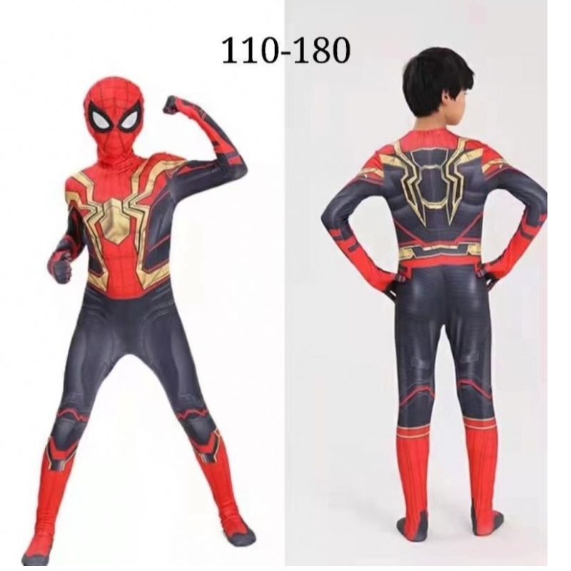 Супергеройски костюм боди за деца Хелоуин Косплей комбинезон 3D стил Възрастен паяк костюм Косплей костюми