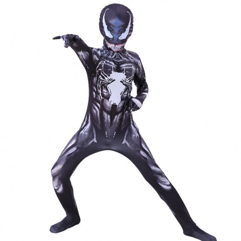 Нов дизайн костюм за възрастни детски костюм Комплект момчета Symbiote Spiderman Costumes Superheros Cosplay Halloween костюми