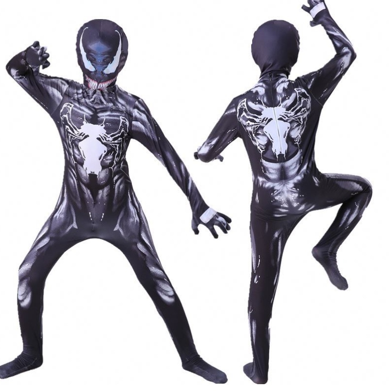 Нов дизайн костюм за възрастни детски костюм Комплект момчета Symbiote Spiderman Costumes Superheros Cosplay Halloween костюми