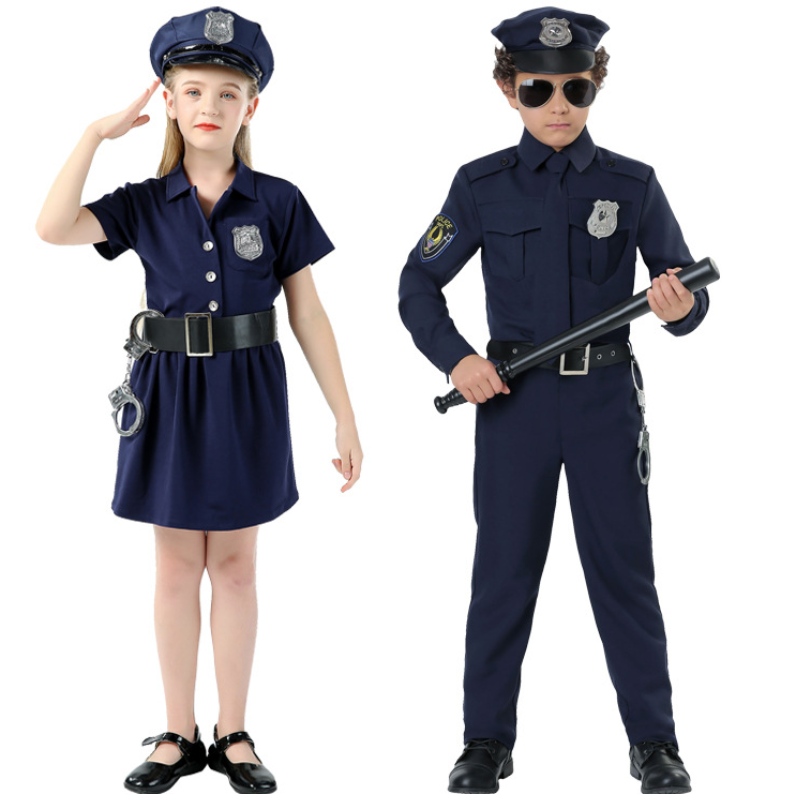 Деца Хелоуин Костюми за деца Детци парти карнавална униформа 100-160 см момчета армия мъже косплей комплекти за дрехи
