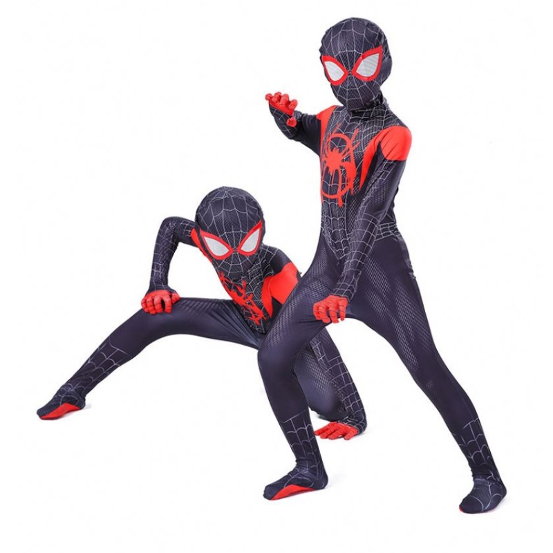 Нови мили морали далеч от домашния косплей костюм Zentai Spiderman Costume Superhero Bodysuit Spandex костюм за деца по поръчка, направен