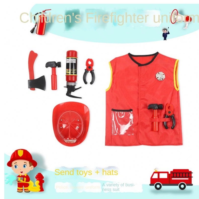 Деца Doctor Uniform Cosplay Child/firefighter/pilot инженер/cook/nurse cosplay costume