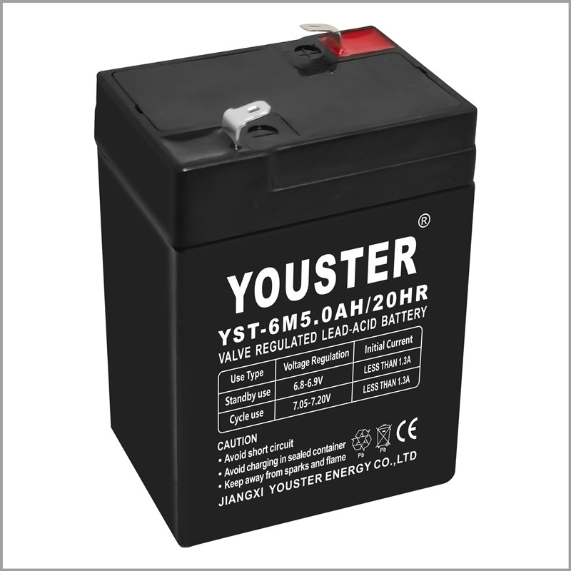 Youster Lead Acid Battery 6v 5.0ah Използване на батерията за осветление/ups/cctv/home уред/solar/inverter