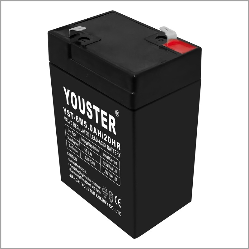 Youster Lead Acid Battery 6v 5.0ah Използване на батерията за осветление/ups/cctv/home уред/solar/inverter