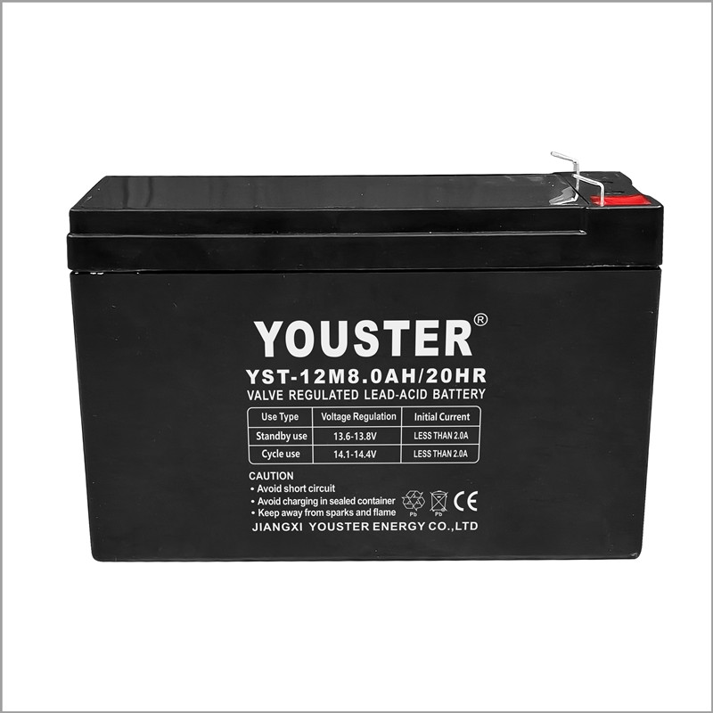 Youster с висок капацитет поддръжка free12v8.0ah Запечатана слънчева батерия USP оловна киселина батерия